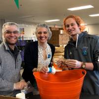 Swim & Dive Alumni & SPNHA Alumni at Kids' Food Basket
